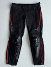 Dainese Full Armoured Leather/Textile Motorcycle Racing Suit Set (Completely -Padded Racing Suit ) (Jacket Size : L(52) (Pant : W:36|L:38)