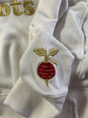 Roots Year of the Rabbit Embroidered White Hoodie (S)