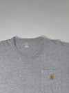 Carhartt Pocket T-Shirt — Heather Grey Original Fit (3XL/4XL)