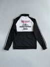 Adidas DV-Sports Fit & Fight Track Jacket | Black White | 3-Stripe | (M/L)