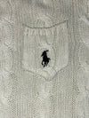 Polo Ralph Lauren Cable Knit Short Sleeve Sweater – Off White (M)