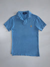 Polo Ralph Lauren Sky Blue Slim Fit Polo – Orange Pony (XS)