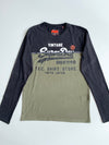 Superdry Vintage Logo Tokyo Japan Colourblock Long-Sleeve T-Shirt(L)