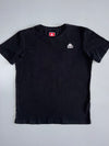 Kappa Black T-Shirt | Chest Logo (L)