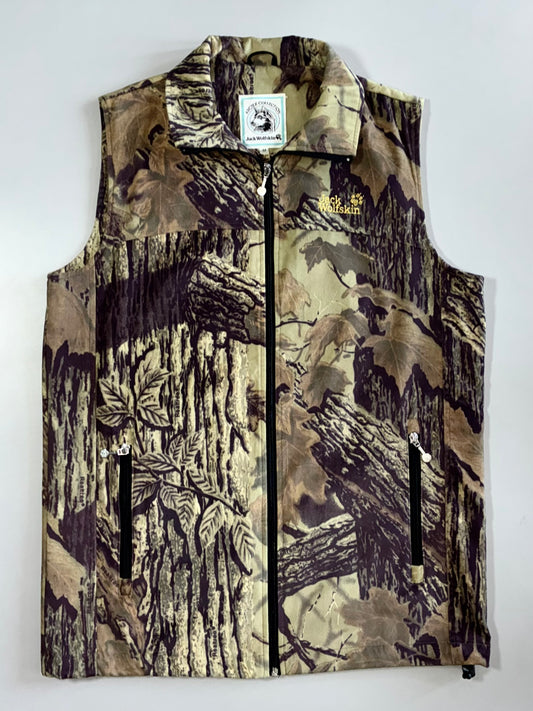 Jack Wolfskin Mossy Oak Camo Hunting Vest (M)