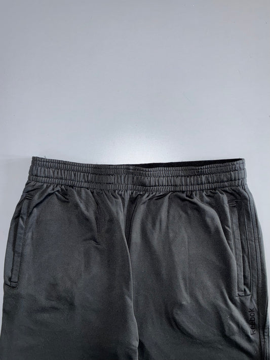 Reebok | Slim Track Pants | Solid Black Elastic(W:32|L:41)