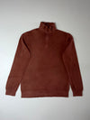 Tommy Hilfiger | Rust Brown Quarter-Zip Knit Sweater | (M/L)