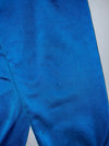 Adidas Three Stripe Full Zip Track Jacket | Royal Blue Black Athletic Training Top (M)