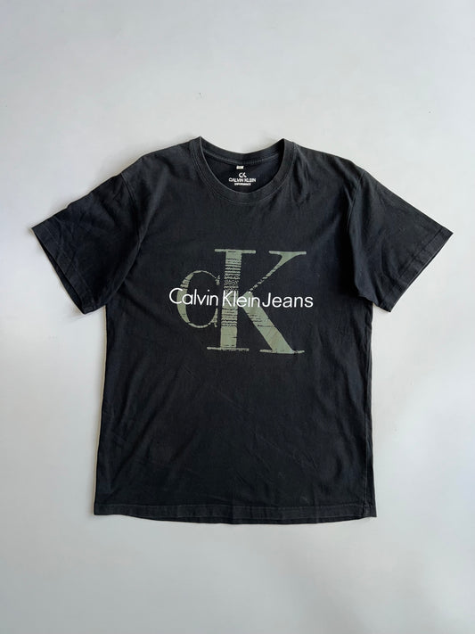 Calvin Klein Jeans CK Logo T-Shirt Black(M)