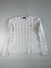 Polo Ralph Lauren Cable Knit Crewneck Sweater – Heather Cream (XL)