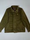 American Retro Vintage Field Jacket – Olive Green Cargo Style (L)