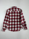 Levi's Red Plaid Flannel Western Pearl Snap Shirt (S)