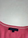 Tommy Hilfiger Classic V-Neck Knit Sweater – Pink (S)