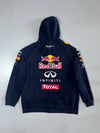 Pepe Jeans x Red Bull Racing F1 Team Hoodie Navy w/ Red Lining, Infiniti/Total/Geox Sponsors (XL)