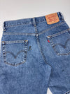 Levi’s 550 Vintage Blue Denim Shorts (W:30) (L:20)