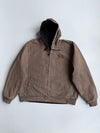 Vintage Harley-Davidson Reversible Hard  Canvas Jacket Black & Khaki Skull Piston Graphic (2XL)