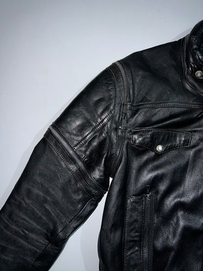 ZDetachable  Arms  (VERY RARE) Original Leather   Jacket (S/M)