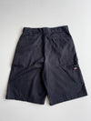Dickies Black Loose Fit Work Shorts (W:32) (L:25)