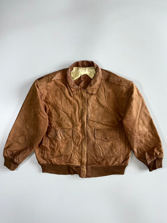 G Tano Premium Original Sued Leather Jacket (XL)