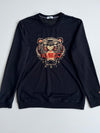 Kenzo Paris Tiger Embroidered Sweatshirt  Black (L)