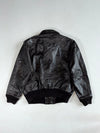 Vintage Dark Brown Leather A-2 Flight Bomber Jacket (XL)