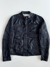 Club of Gents (CG)  Leather Cafe Racer Jacket(L)