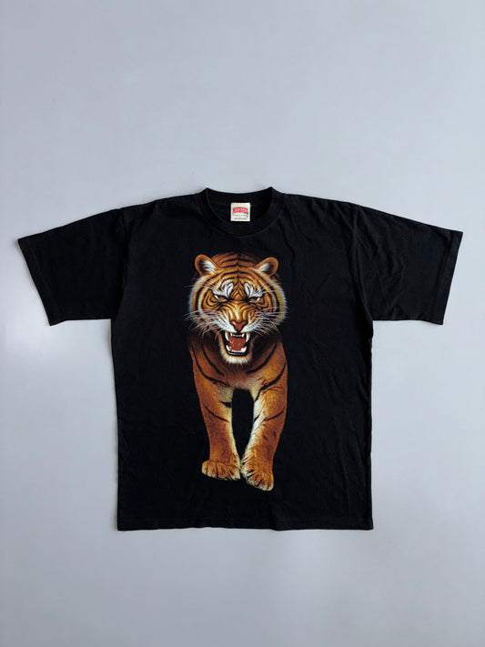 Michael Athletic Dept | Black Tiger Graphic Tee | (L)