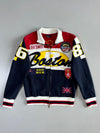 Kalamton “Boston” Patchwork Racing Track Jacket (S)