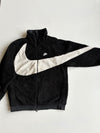 Nike Black Reversible Sherpa Fleece Jacket (XL)