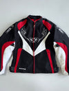 Ixon Black Tribal Graphic Textile Moto Racing Jacket  Red Tribal Removable Lining (Paded)(M)