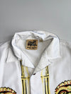 Maui Maui Hawaiian Tiki Print Shirt White (L)