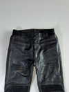 Probiker Motorcycle Collection Leather Knee Padded Trousers (W:34|L:44)