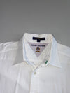 Vintage 90s Tommy Hilfiger White Crest Logo Oxford Shirt(3Xl)