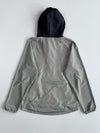 Under Armour Black & Grey Colorblock Hooded Windbreaker (L)