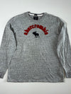 Abercrombie & Fitch Appliqué Arch Logo Moose Long Sleeve Tee – Heather (2XL)