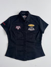Harley Davidson Patchwork Button-Up Shirt Women’s (XS/S)