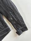 Vintage Komine Black Denim Mesh Riding Jacket PADDED (S)