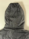 Ferrari Scuderia Shield Logo Hooded Puffer Jacket Detachable Cap & Sleeve – Black (S)