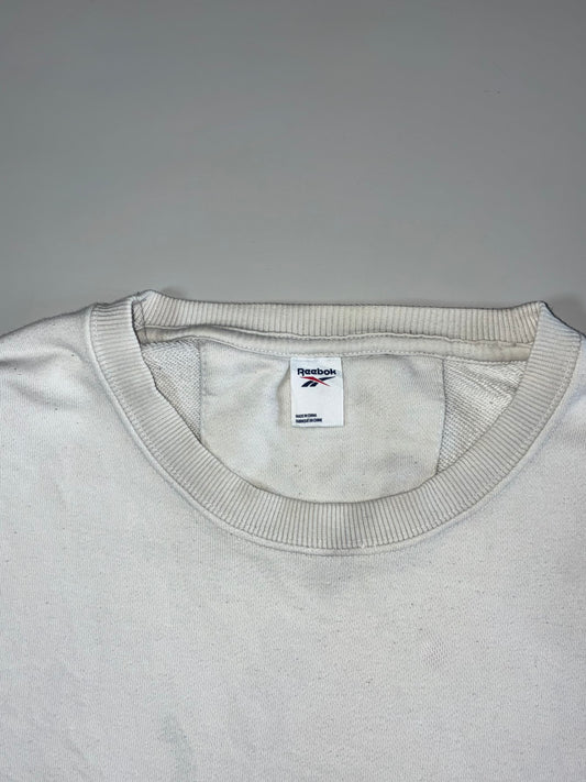 Reebok “RATCRW” Colorblock Crewneck Sweatshirt White (XL)