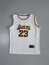 Lakers White Jersey #23 LeBron (L)
