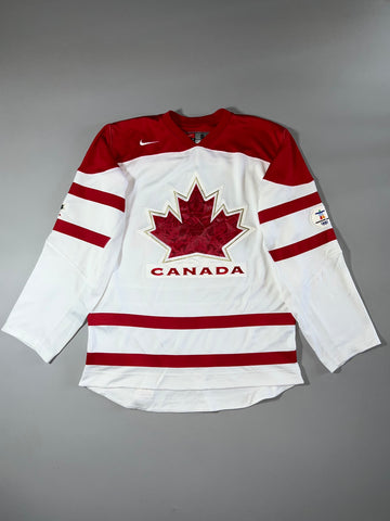 Nike Team Canada 2010 Vancouver Olympics Ice Hockey Jersey – White/Red, Small (XL)