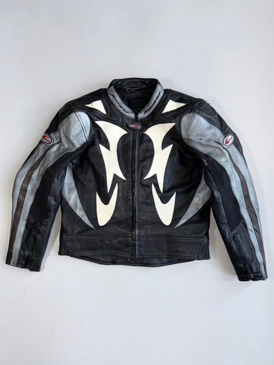 !          Vintage Riossi Pure Leather Racing Jacket | Heavily Padded RARE (M/L)
