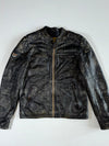 Superdry Spirit of Japan Distressed Leather Café Racer Jacket (M/L)