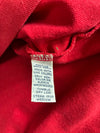 Polo Ralph Lauren Vintage Polo Shirt Embroidered Polo Player Logo Red (XL)