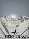 Stone Island | Compass Logo Tie-Dye T-Shirt | Cream/Grey (M)