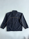 Adidas Black Lightweight Windbreaker Jacket | Vintage Full Zip Sports Jacket (XL)