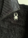 Spyder Black Sherpa Fleece Hooded Jacket (L)
