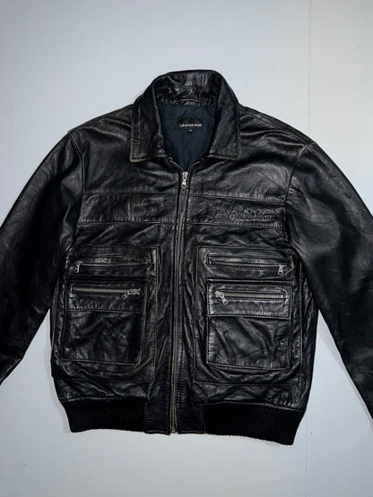 ZCalvin Klein Original Leather Jacket (RARE) (S/M)