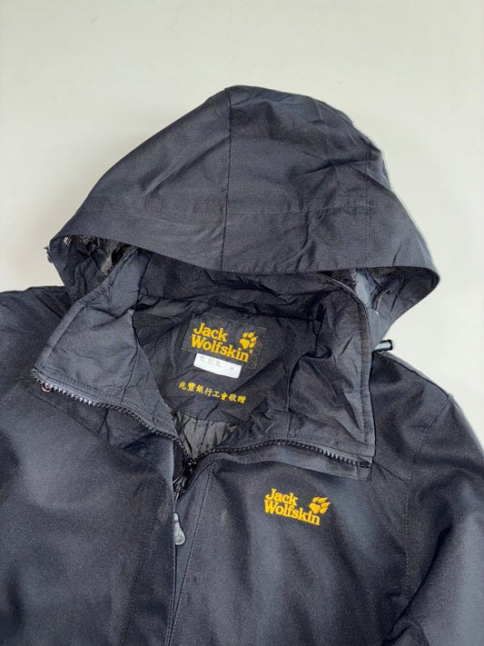 Jack Wolfskin Black Hooded Parka Jacket  Women’s  (M)