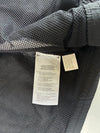 Y2K Adidas Black & White 3-Stripe Track Jacket – Mesh Lined (S)